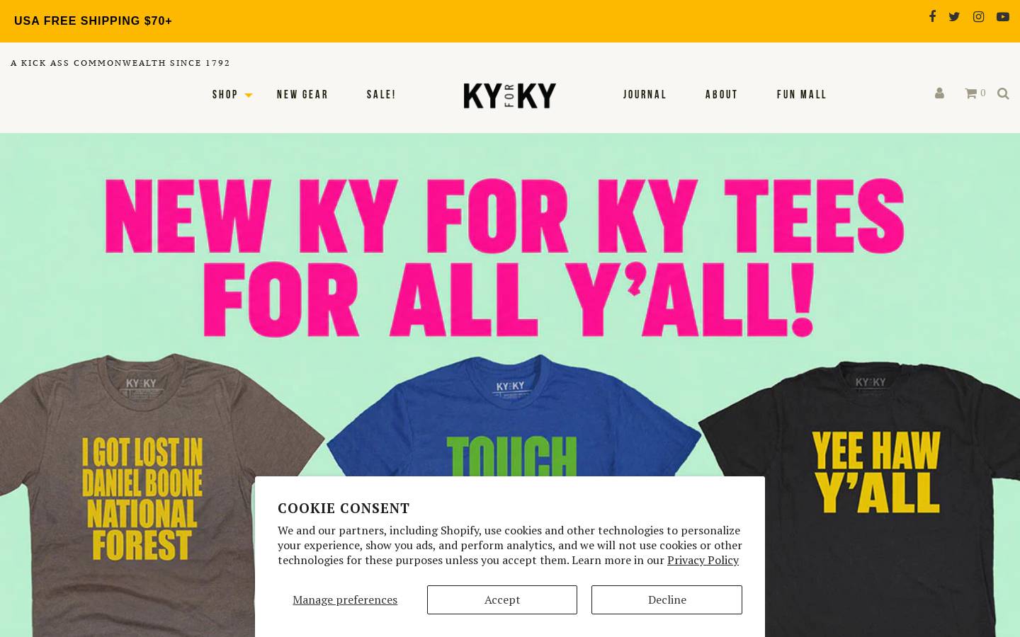 kyforky.com homepage screenshot