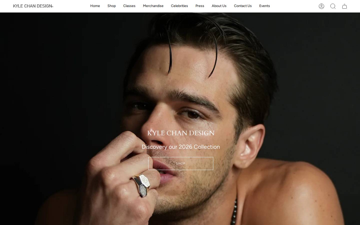 kylechandesign.com homepage screenshot
