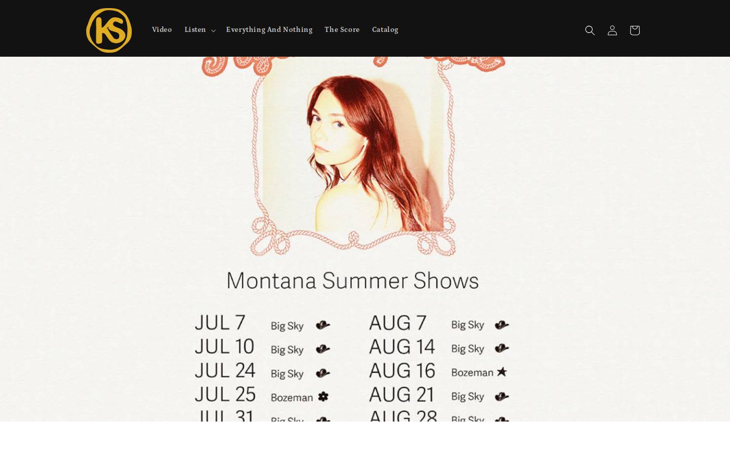 kyliespence.com homepage screenshot