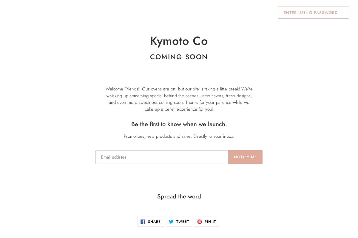 kymotoco.com homepage screenshot