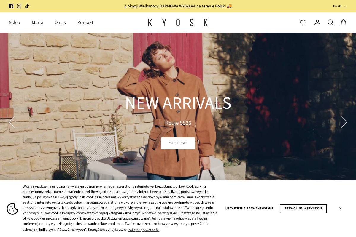 kyosk.pl homepage screenshot