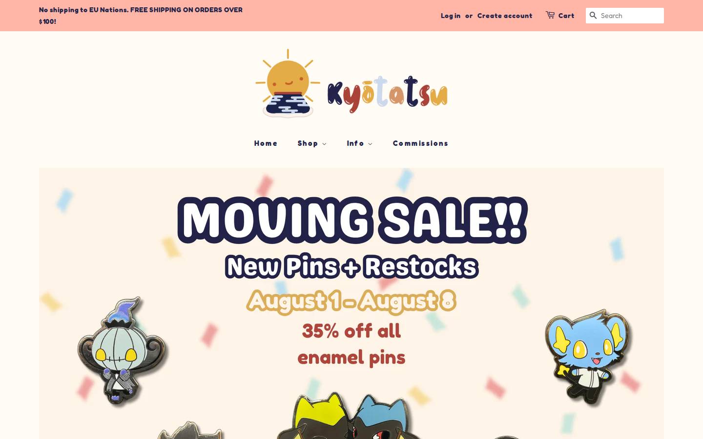 kyotatsu-shop.com homepage screenshot