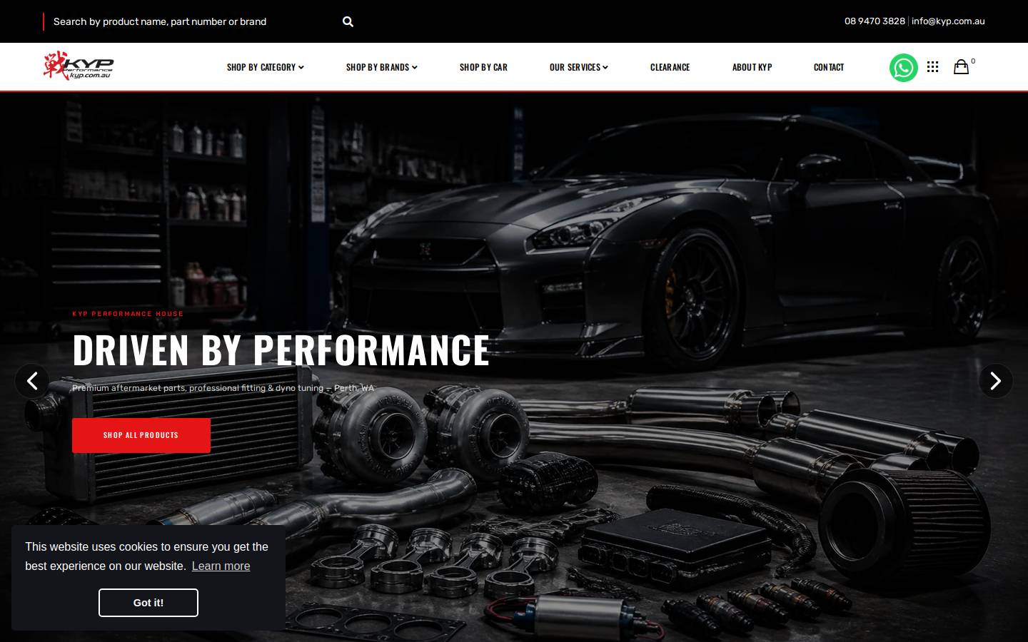 kyp.com.au homepage screenshot