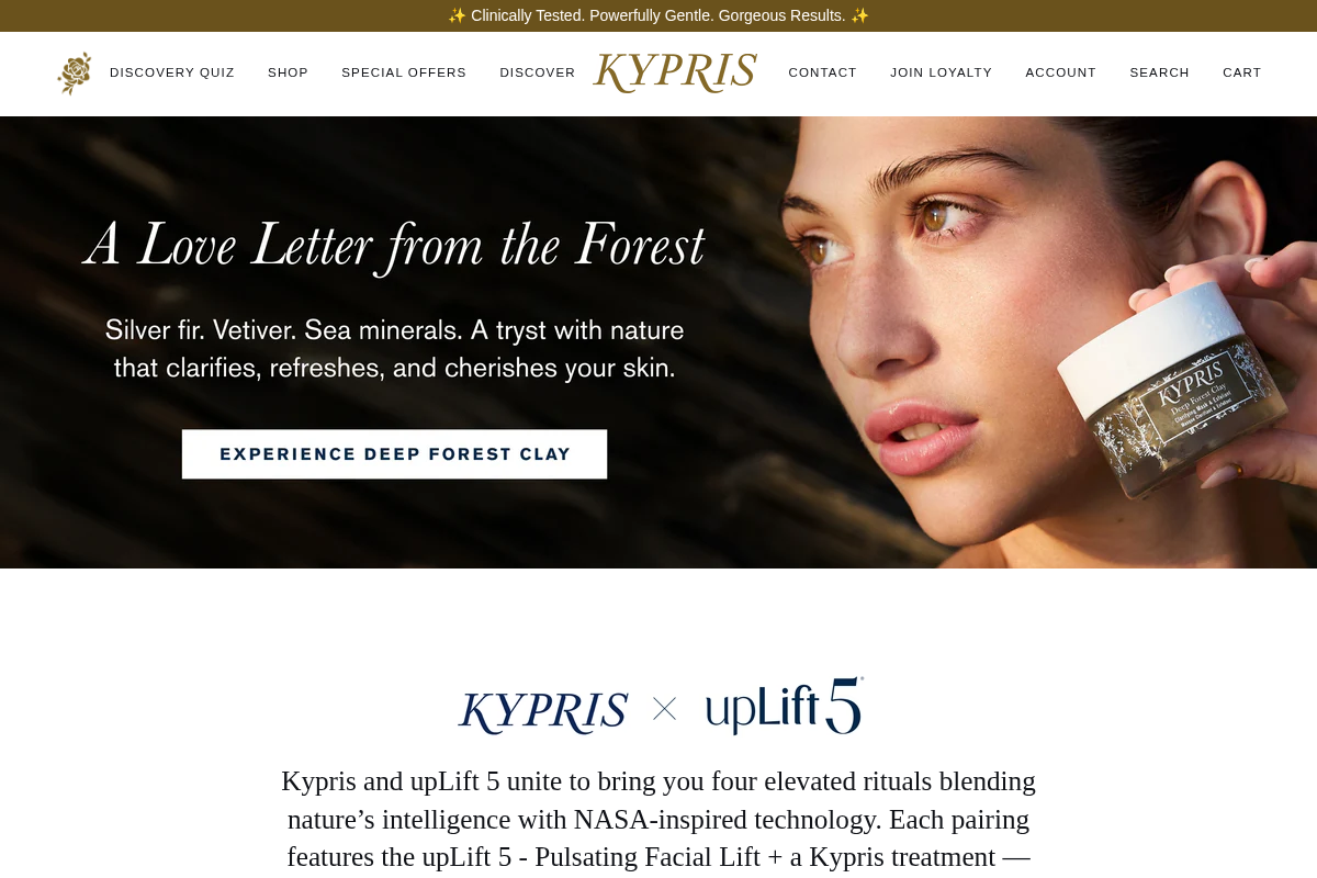 KYPRIS homepage screenshot