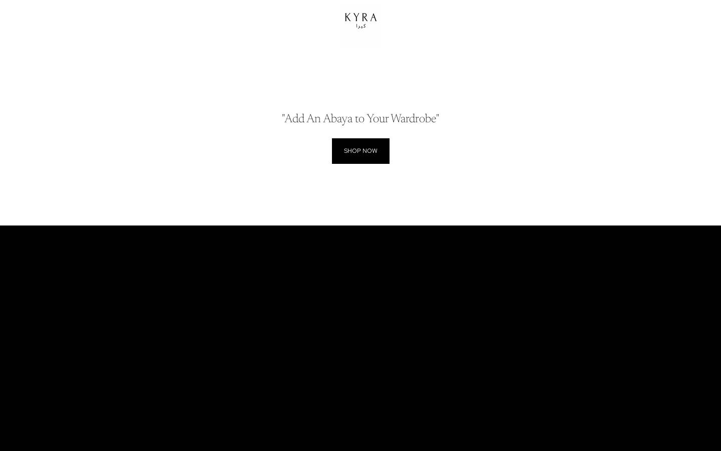 kyradhk.com homepage screenshot