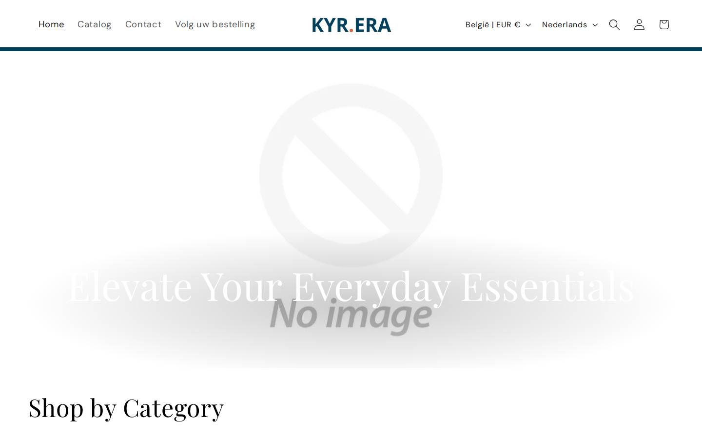 kyrera.com homepage screenshot