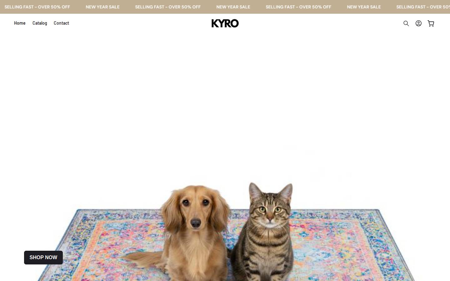 kyroluxury.shop homepage screenshot