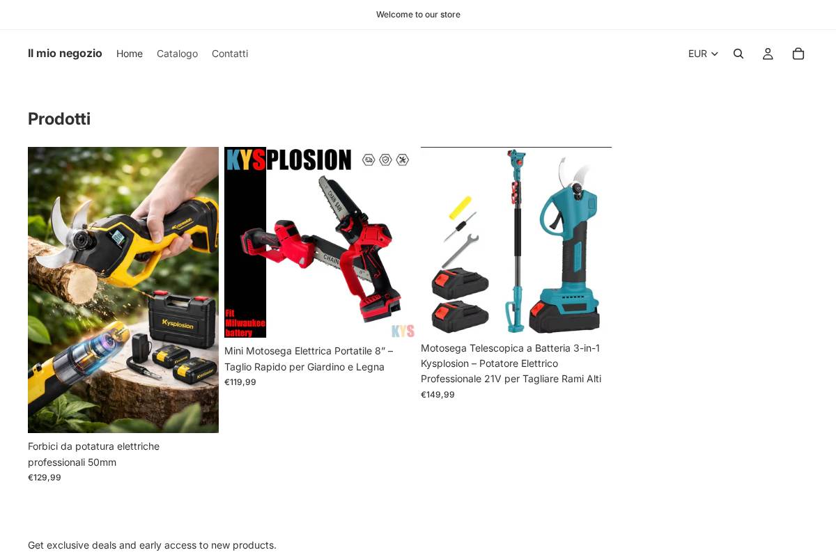 kysplosion.it homepage screenshot