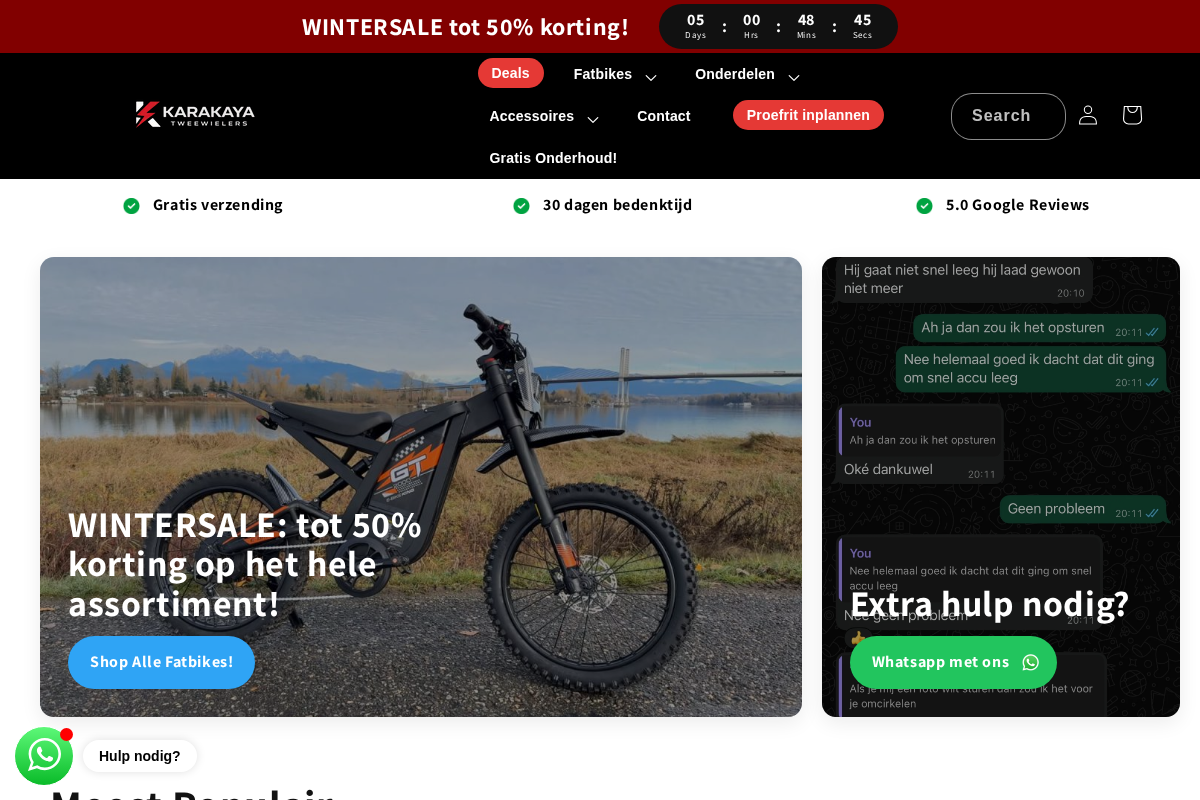 Kytweewielers homepage screenshot