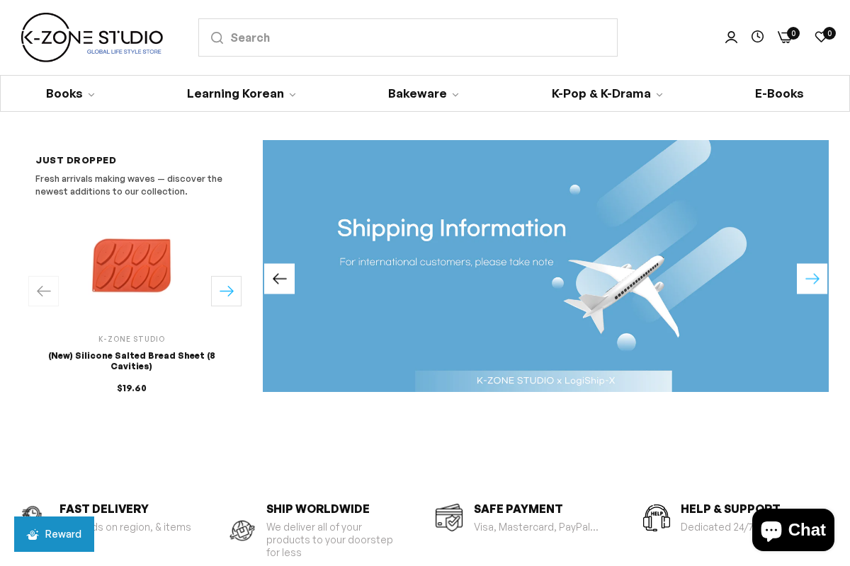 K-ZONE STUDIO homepage screenshot