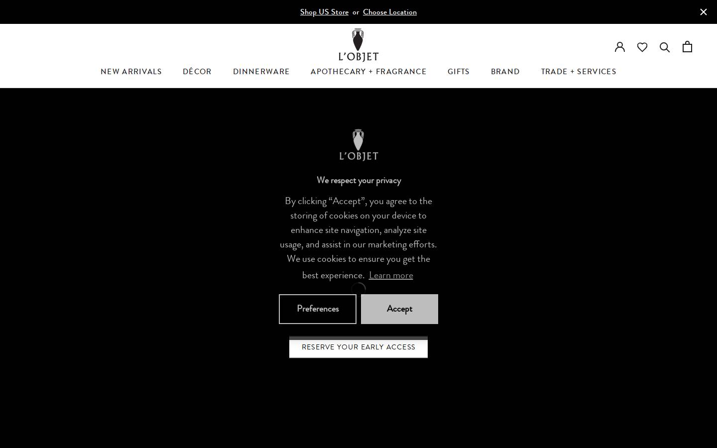 l-objet.com homepage screenshot
