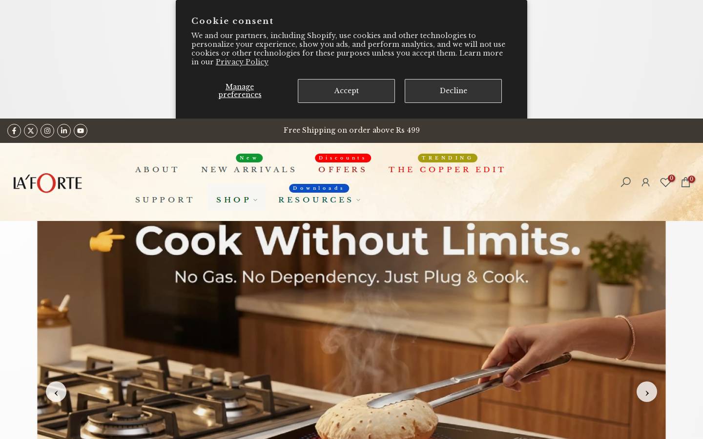 la-forte.com homepage screenshot