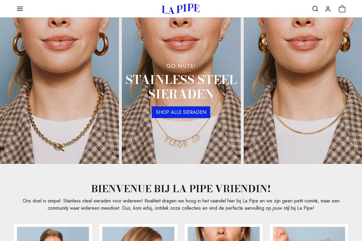 La Pipe homepage screenshot
