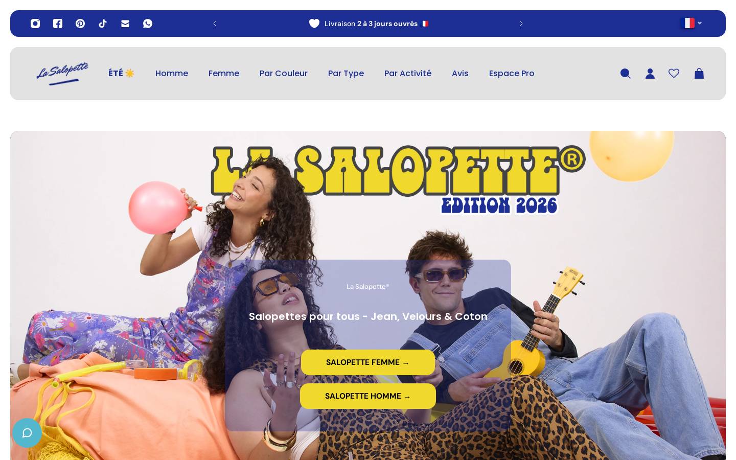 la-salopette.fr homepage screenshot
