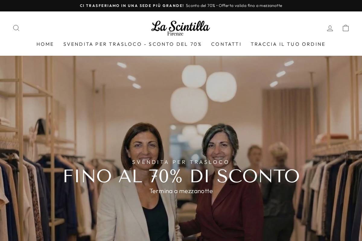 La Scintillafirenze homepage screenshot
