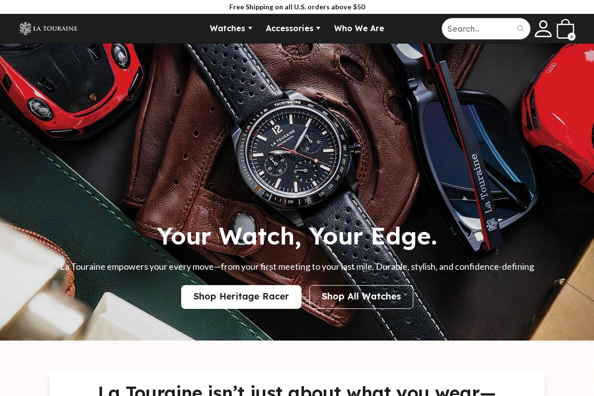 la-touraine.com homepage screenshot