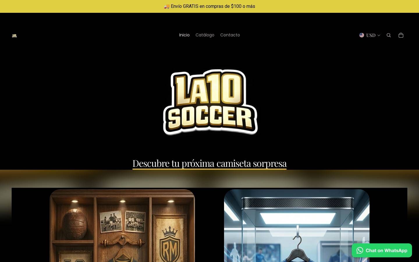 la10soccer.com homepage screenshot