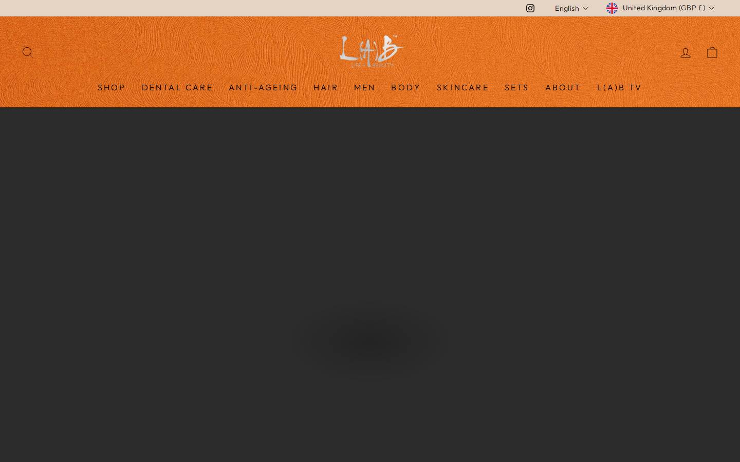 Lab Lifeandbeauty homepage screenshot