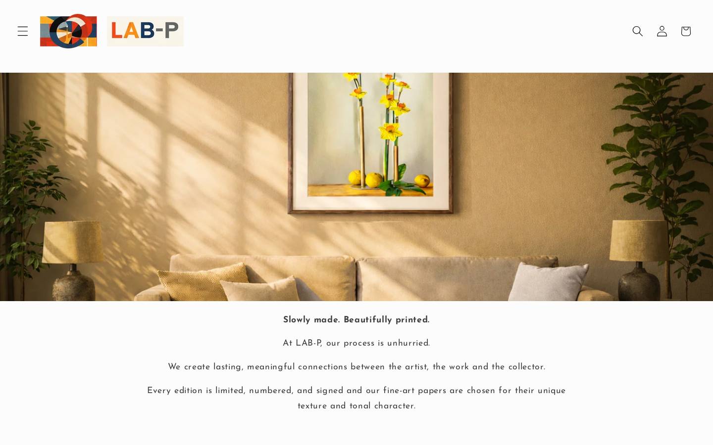 lab-p.com.au homepage screenshot