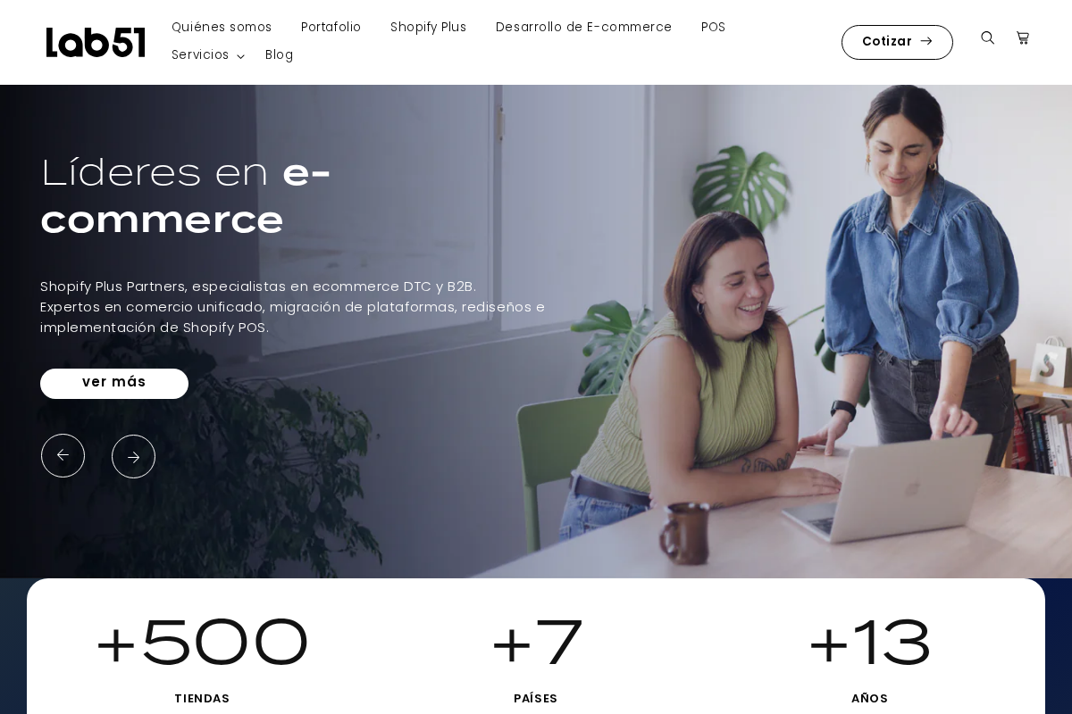 Lab51 homepage screenshot