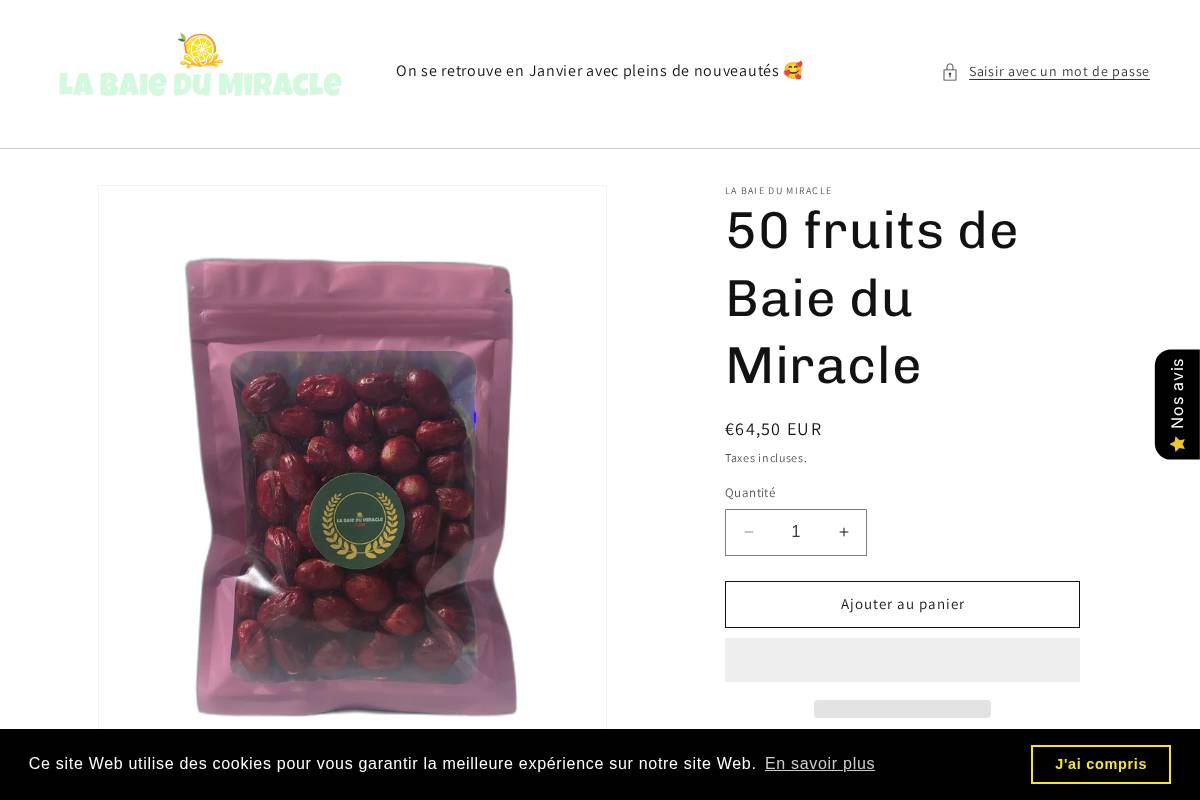 Labaiedumiracle homepage screenshot