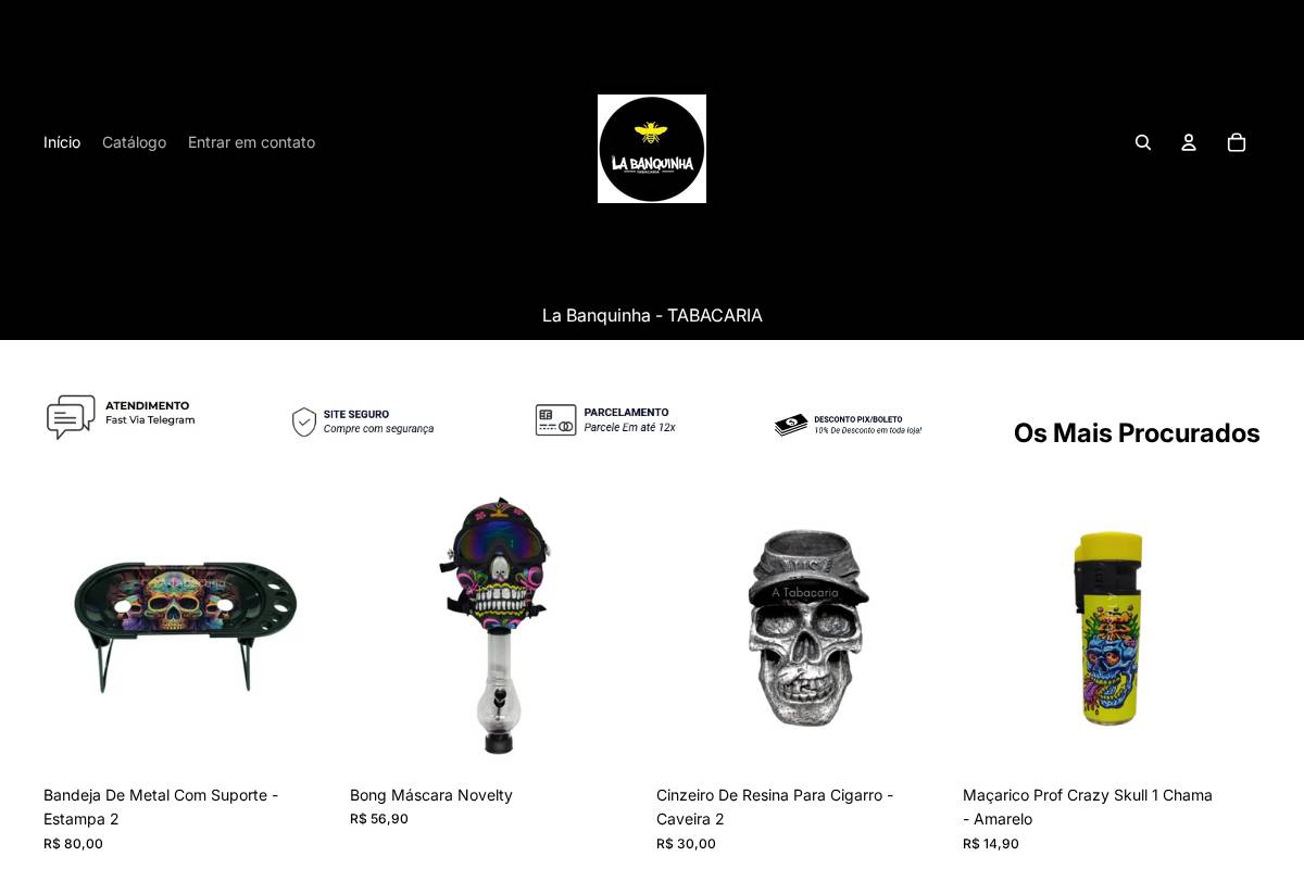 labanquinha.shop homepage screenshot