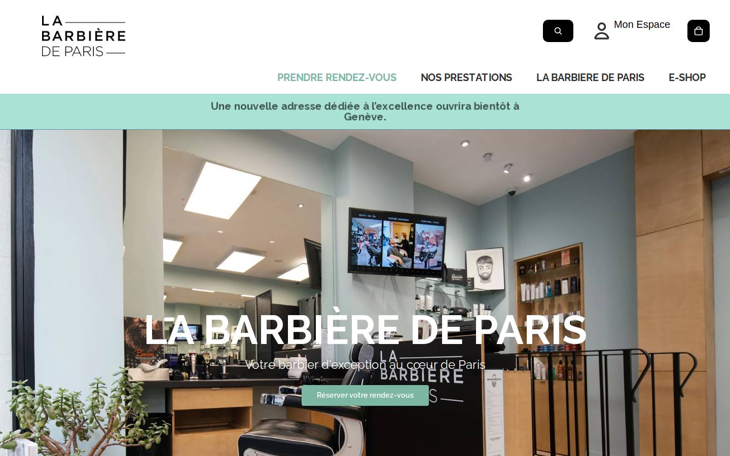 labarbieredeparis.com homepage screenshot