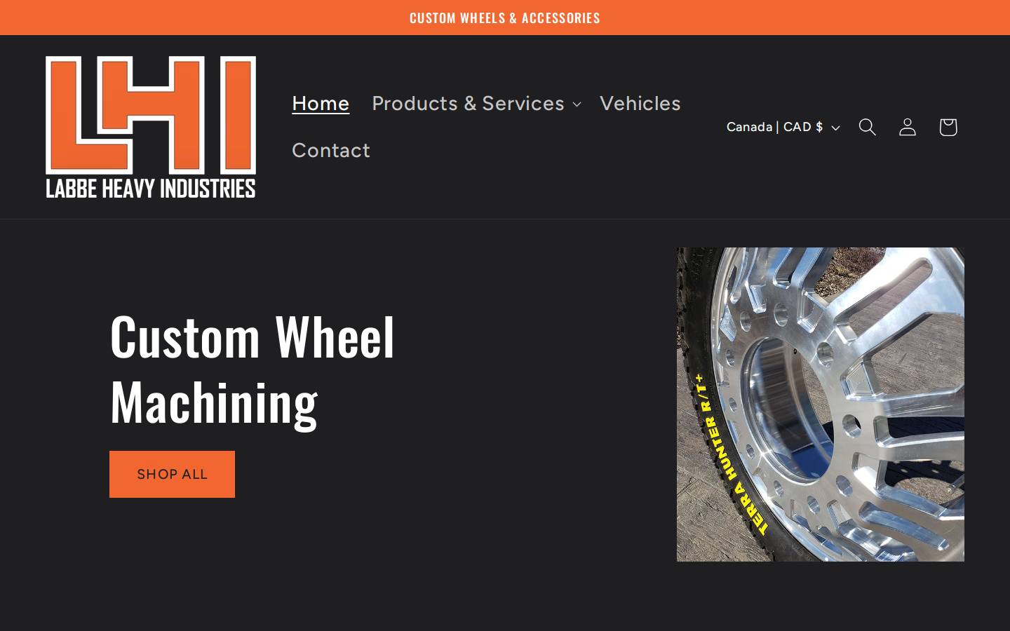 labbeheavy.com homepage screenshot
