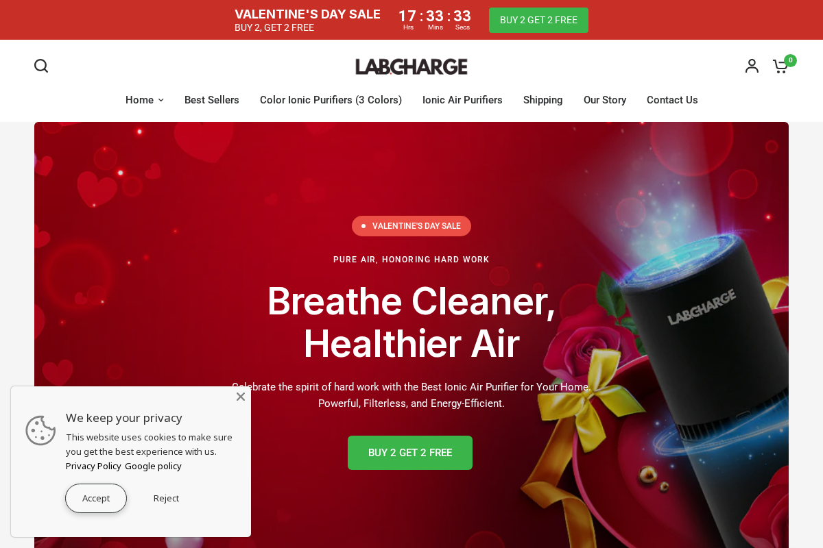 labcharge.com homepage screenshot