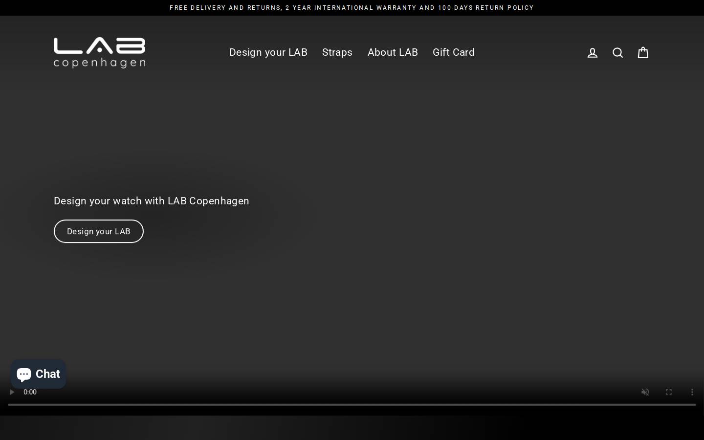 LAB Copenhagen homepage screenshot