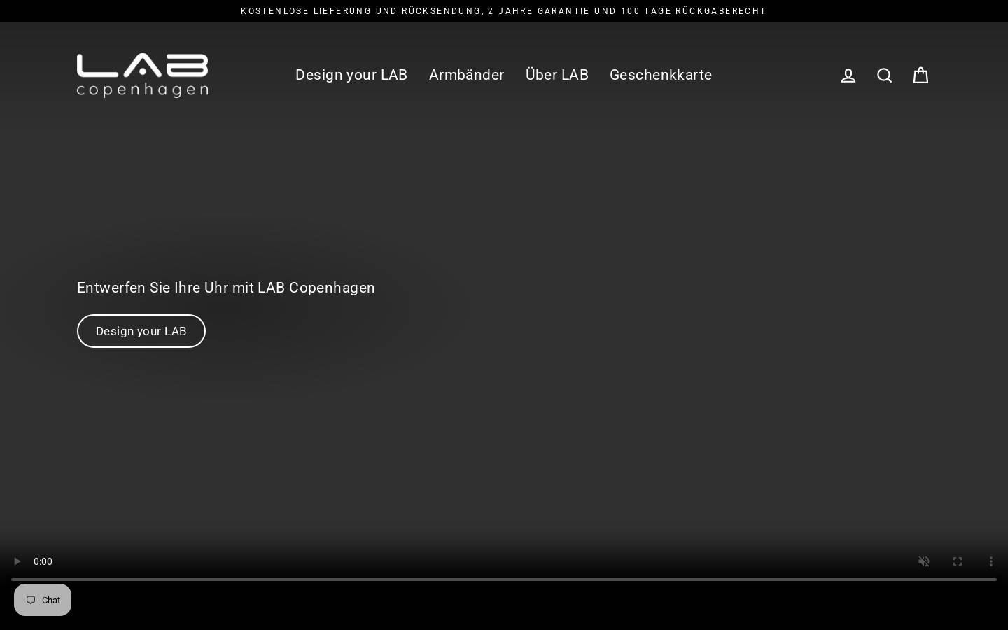 LAB Copenhagen homepage screenshot