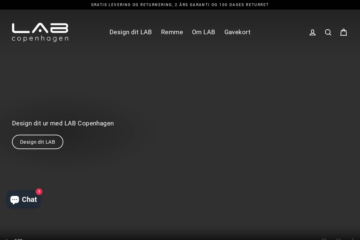 LAB Copenhagen homepage screenshot