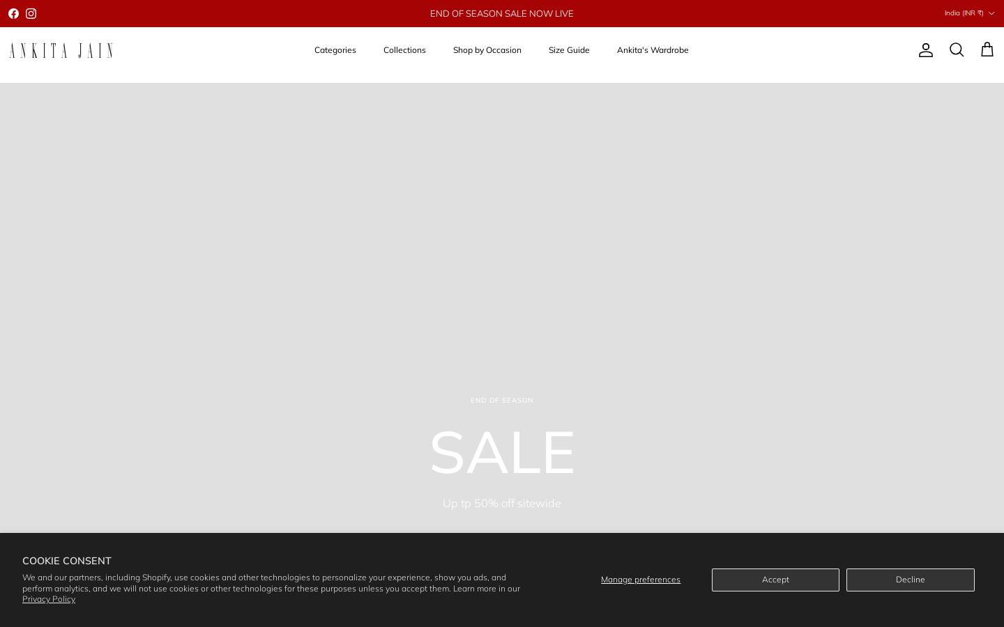 labelankitajain.com homepage screenshot