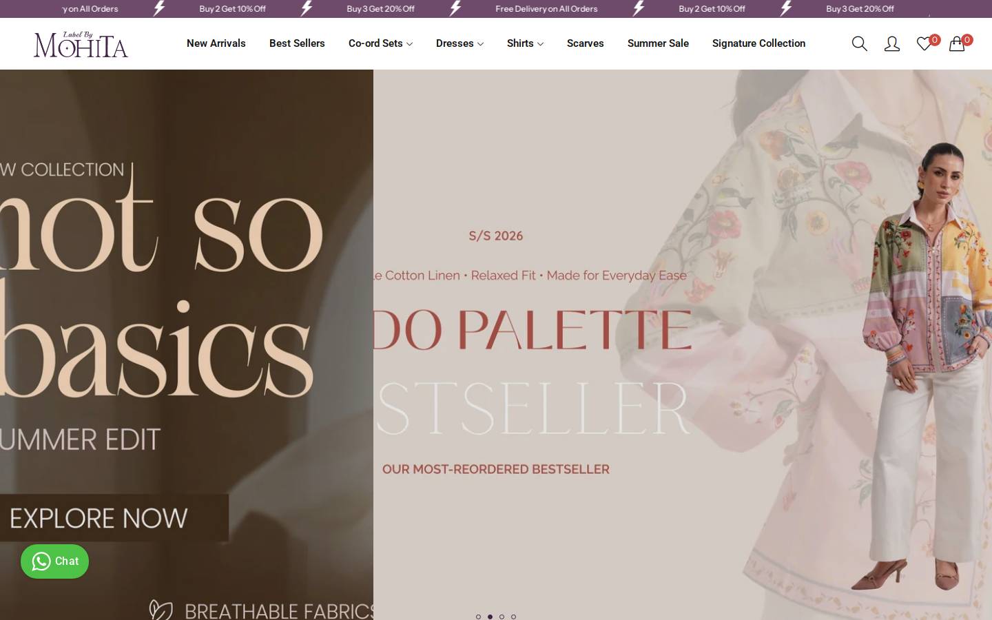 labelbymohita.com homepage screenshot
