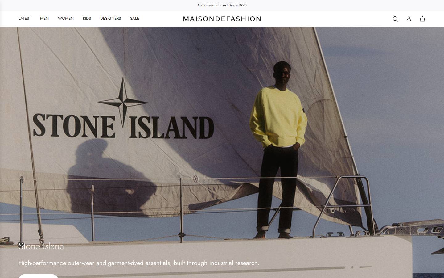 labelmenswear.co.uk homepage screenshot