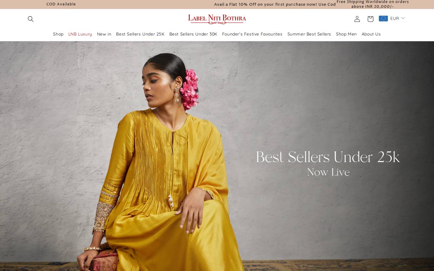 labelnitibothra.com homepage screenshot