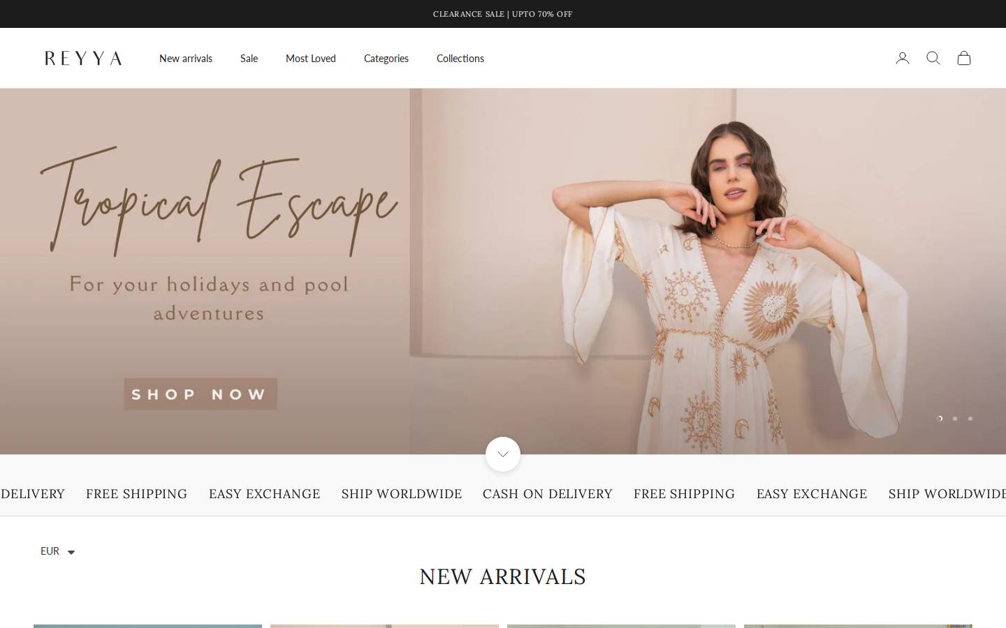 labelreyya.com homepage screenshot