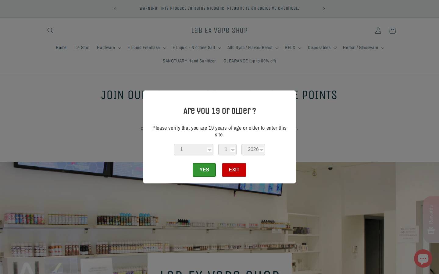 labexhale.com homepage screenshot