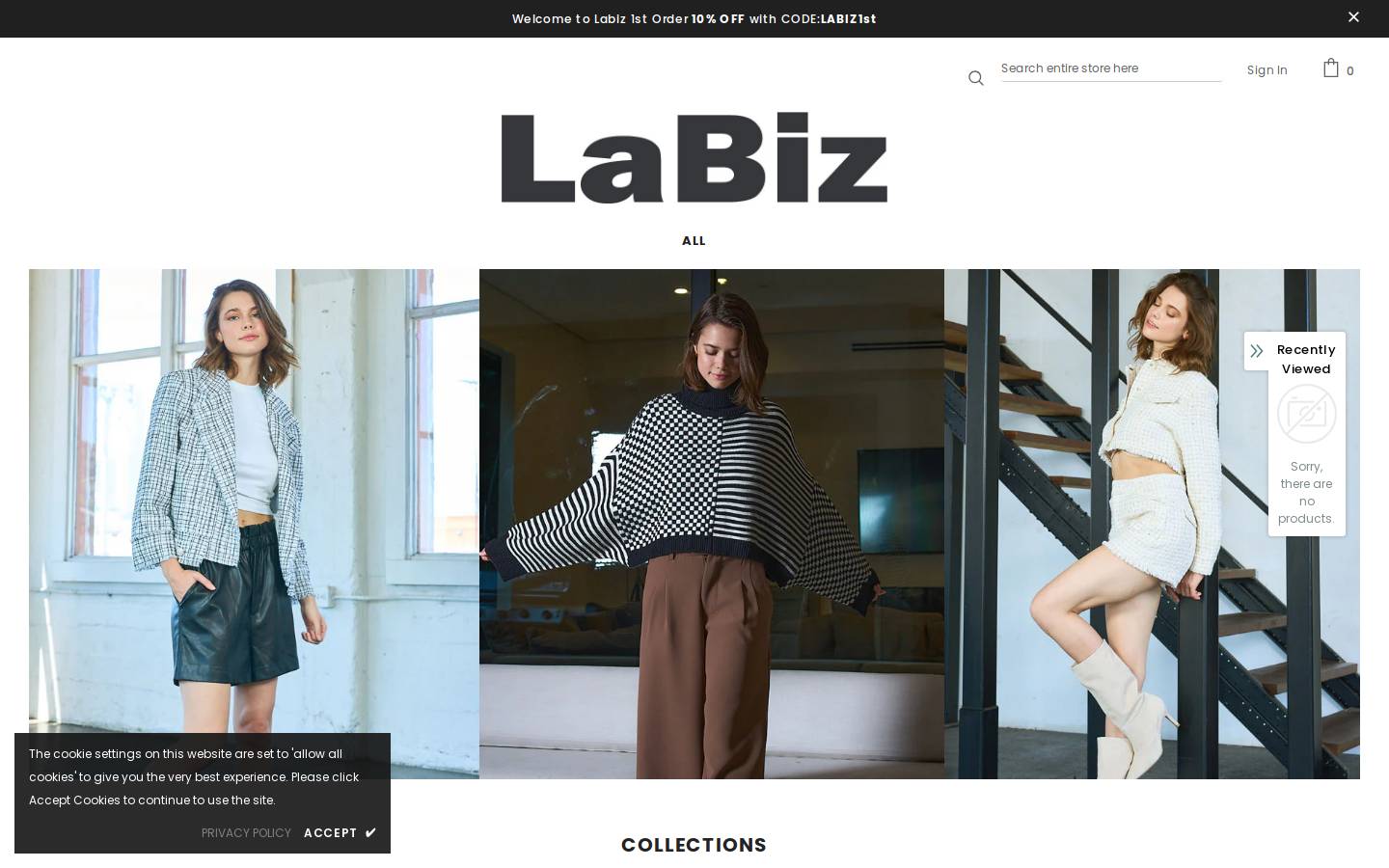 labizusa.com homepage screenshot
