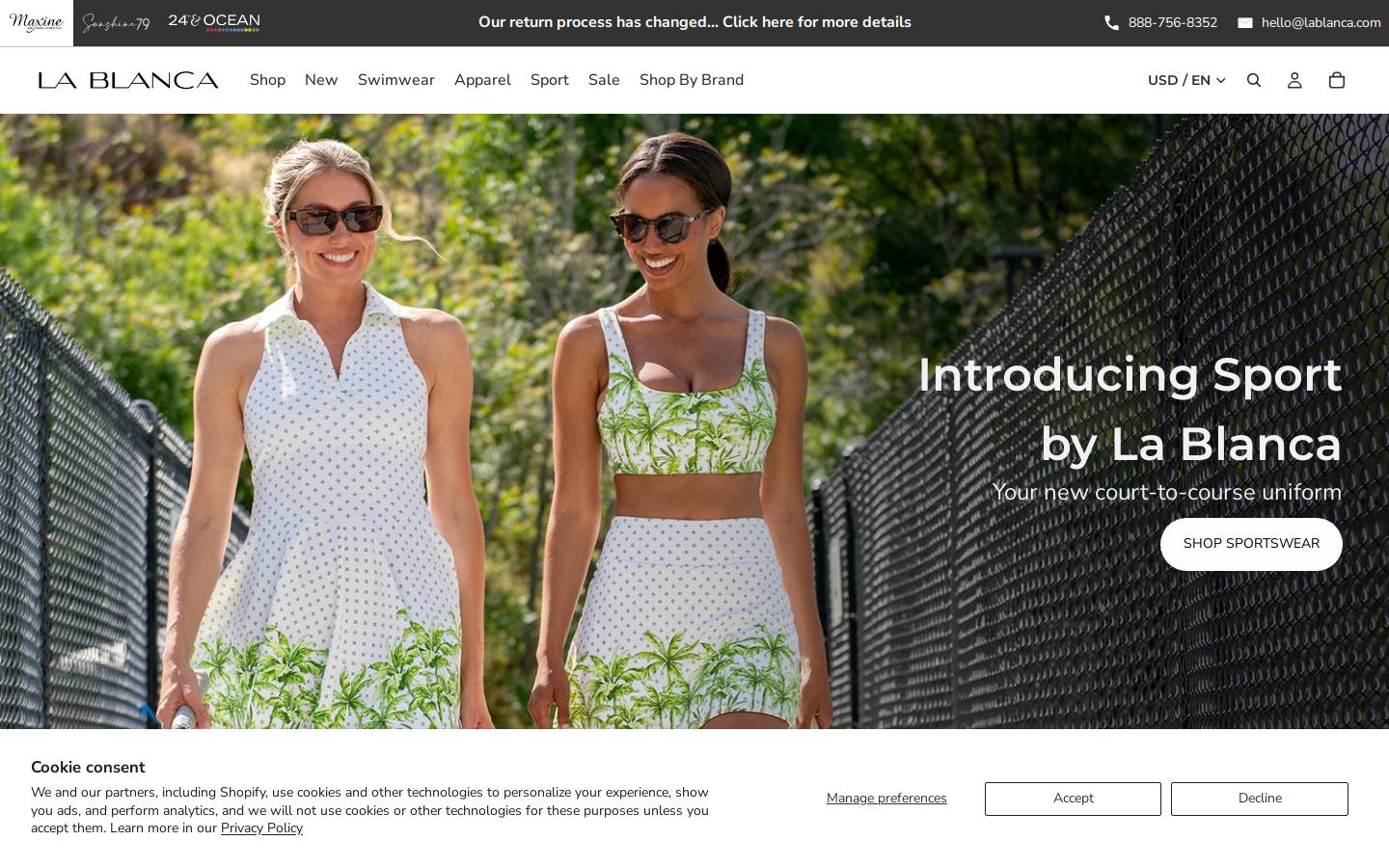 lablanca.com homepage screenshot