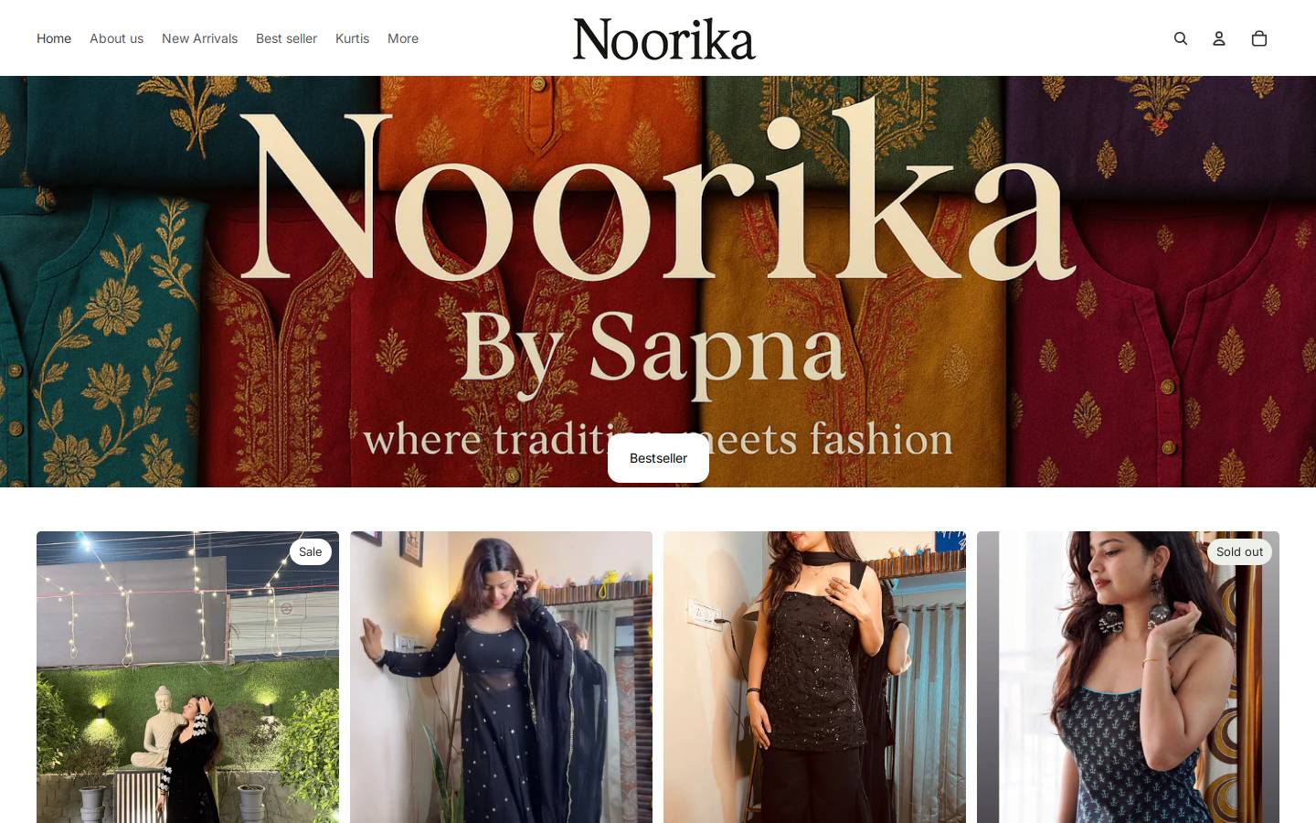 lablenoorika.com homepage screenshot