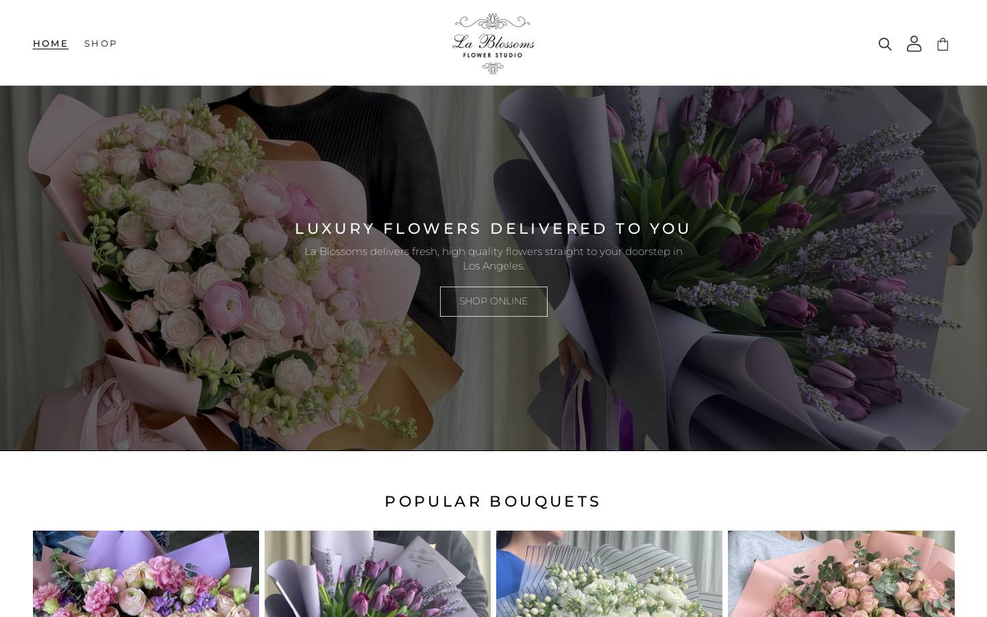 lablossoms.com homepage screenshot