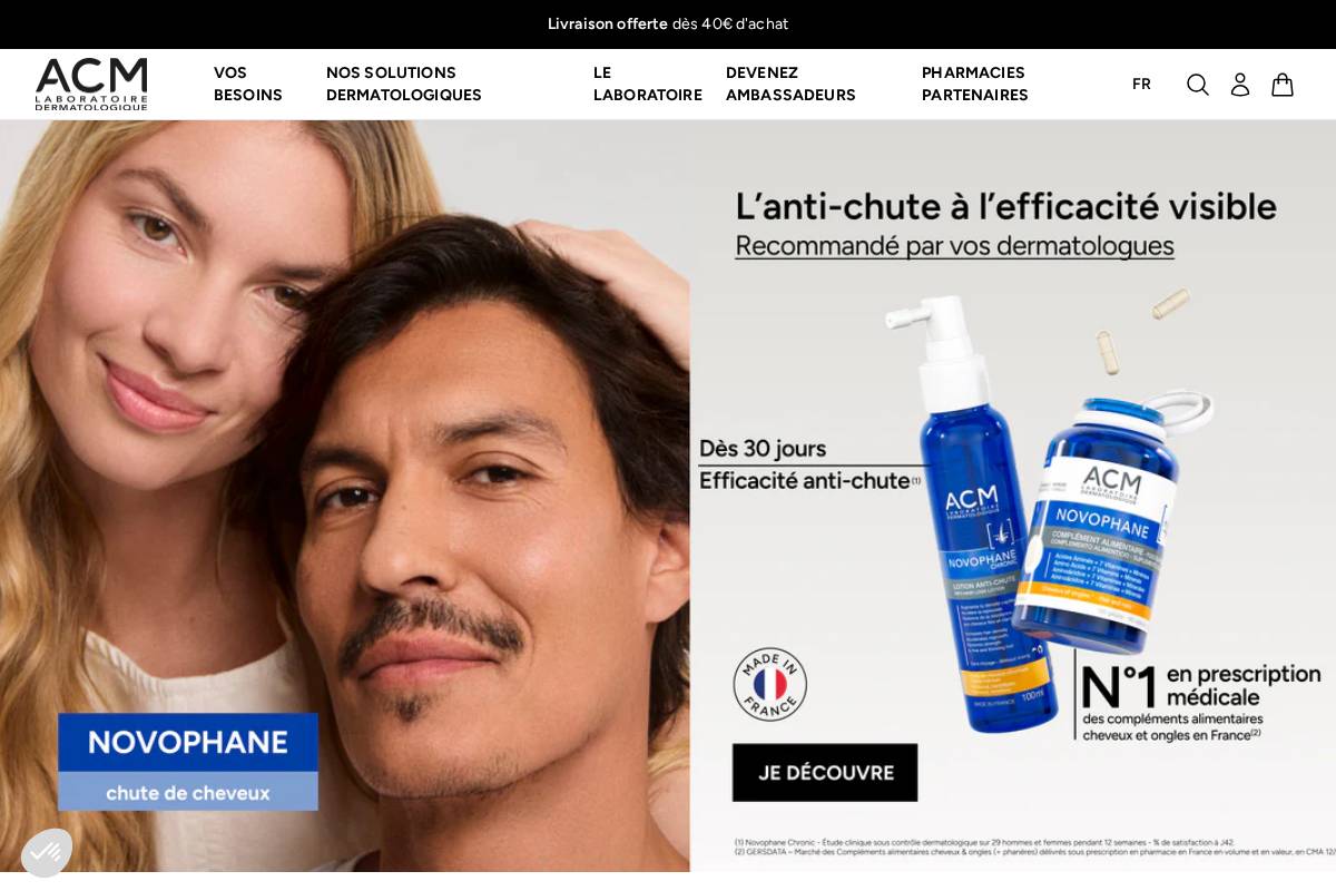 Laboratoire ACM homepage screenshot