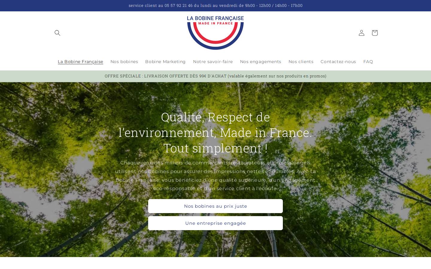 labobinefrancaise.fr homepage screenshot