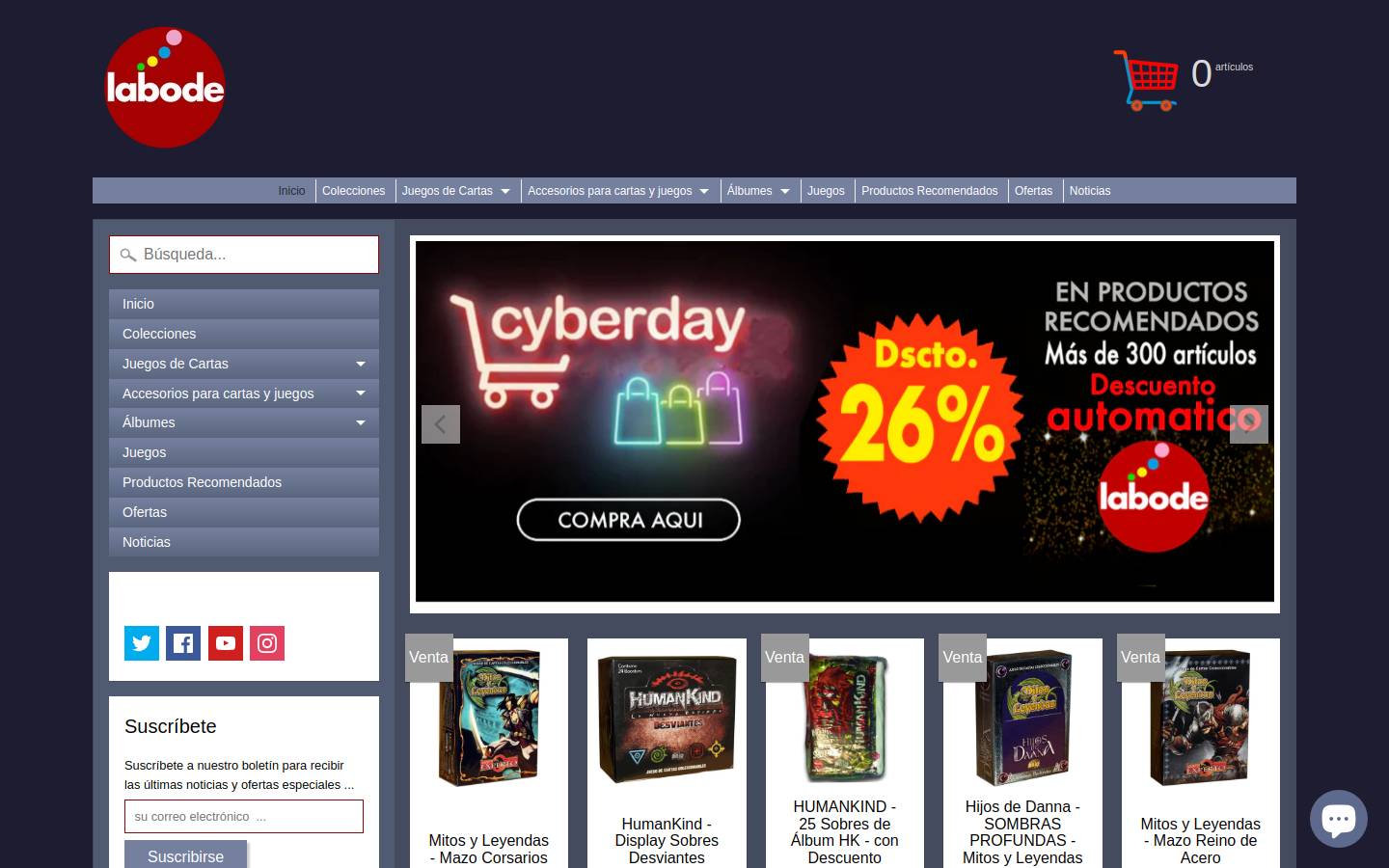 labode.cl homepage screenshot