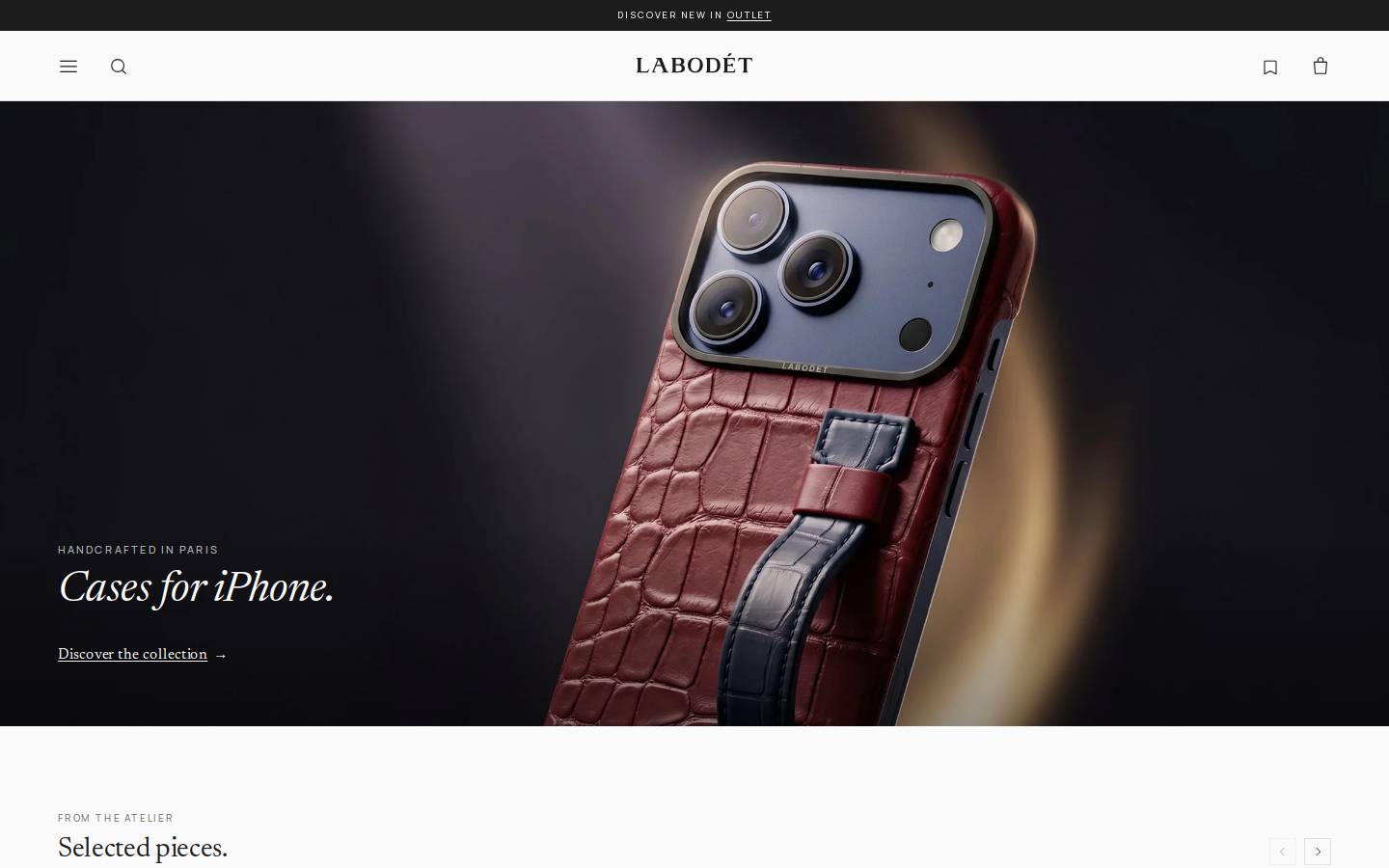 Labodét homepage screenshot