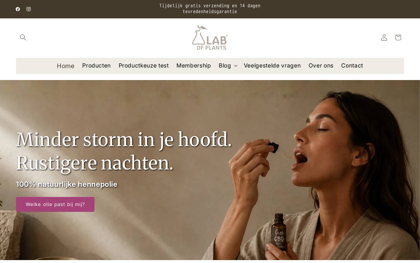 Lab of Plants homepage screenshot