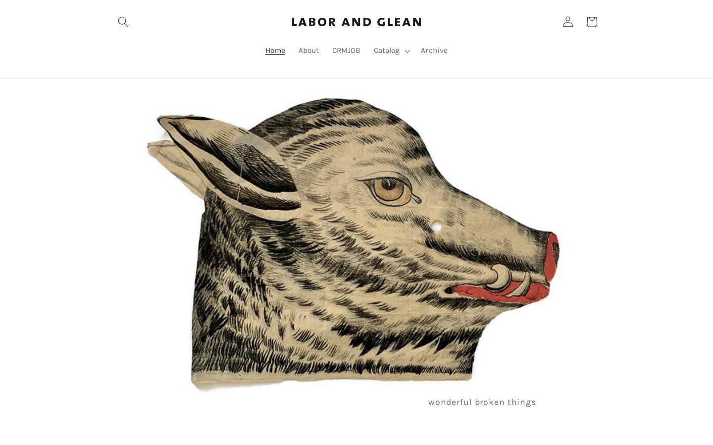 laborandglean.com homepage screenshot