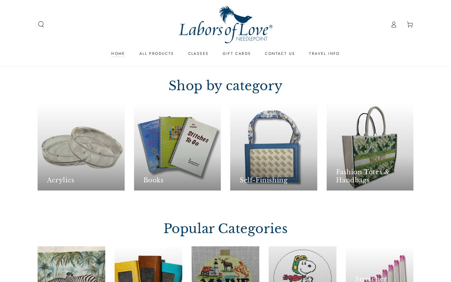 laborsofloveneedlepoint.shop homepage screenshot