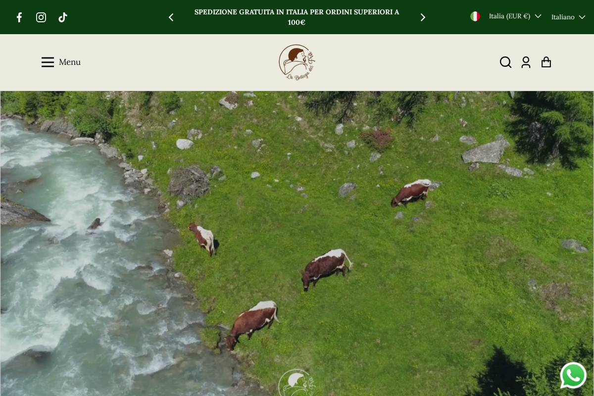labottegadelfra.com homepage screenshot